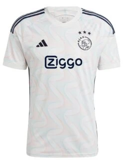 Adidas Ajax Mens 23/24 Away Stadium Replica Shirt - White