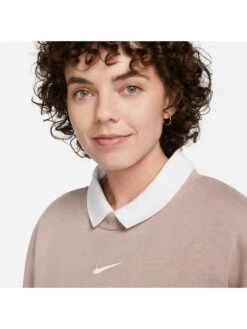 Nike Phoenix Over-Oversized Crewneck Sweatshirt - Light Brown -Sport Sphere VJHPZ SQ4 0000001277 LIGHT BROWN MDd