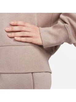 Nike Phoenix Over-Oversized Crewneck Sweatshirt - Light Brown -Sport Sphere VJHPZ SQ6 0000001277 LIGHT BROWN MDd2