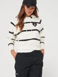 Converse Chuck Taylor Bold Scene Hoodie - Off White