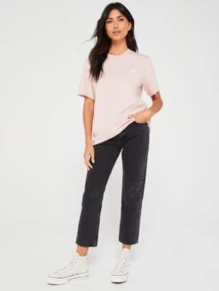 Converse Classic Fit Left Chest Star Chev Emb Ss Tee - Pink -Sport Sphere VJUEI SQ3 0000000063 PINK MDo