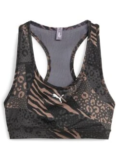 Puma Womens Mid Impact 4Keeps Graphic Bra - Black -Sport Sphere VJUWP SQ5 0000000004 BLACK MDd1