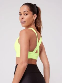 Puma Womens Mid Impact Womens Fit Bra - Green -Sport Sphere VJUX8 SQ4 0000000047 GREEN MDd