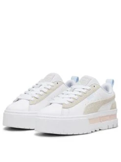 Puma Mayze Mix - White/Beige -Sport Sphere VJUXC SQ3 0000005642 WHITE BEIGE SLf