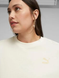 Puma Classics Oversized Tee - Off-White -Sport Sphere VJUZJ SQ4 0000000795 OFF WHITE MDd
