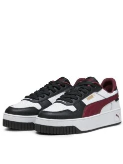 Puma Carina Street - White/Red -Sport Sphere VJV0K SQ3 0000000304 WHITE RED SLf