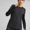 Puma Womens  Run Favorite L/S Top - Black