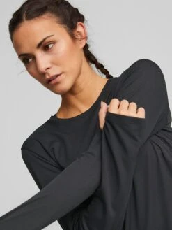 Puma Womens  Run Favorite L/S Top - Black -Sport Sphere VJV11 SQ4 0000000004 BLACK MDd