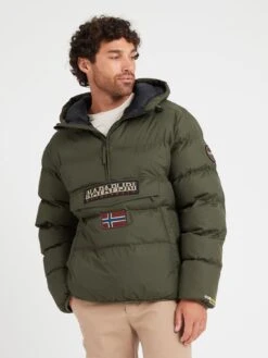 NAPAPIJRI Icons Rainforest Overhead Padded Jacket - Green
