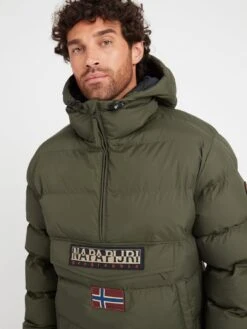 NAPAPIJRI Icons Rainforest Overhead Padded Jacket - Green -Sport Sphere VKBHM SQ6 0000000047 GREEN MDd2