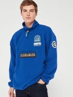 NAPAPIJRI Unlimited T-mcmurdo Half Zip Fleece - Blue