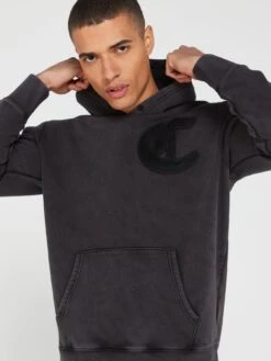 Champion Pop Punk Hoodie - Black -Sport Sphere VKBKA SQ5 0000000004 BLACK MDd1