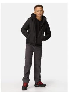 Regatta Kyrell Reversible Fleece Lined Jacket - Black/Grey -Sport Sphere VKEJG SQ3 0000000004 BLACK SLb