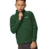 Regatta Kids King II Full Zip Fleece - Dark Green