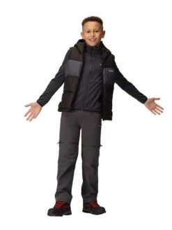 Regatta Kids Boys Lofthouse Body Warmer - Black/Grey -Sport Sphere VKEKG SQ3 0000000004 BLACK SLb