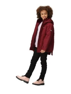 Regatta Girls Violane Waterproof Jacket - Dark Red -Sport Sphere VKELN SQ3 0000000315 DARK RED SLb
