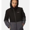 Regatta Junior Boys Highton IV Padded Waterproof Jacket - Black/Grey