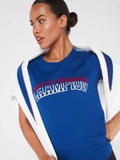 Champion Crewneck T-Shirt - Navy -Sport Sphere VKH20 SQ4 0000000048 NAVY MDd