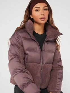 Columbia Women's Leadbetter Point Sherpa Hybrid - Brown -Sport Sphere VKH2A SQ4 0000000143 BROWN MDd