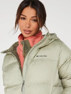 Columbia Women's Puffect Mid Hooded Jacket - Green -Sport Sphere VKH2N SQ4 0000000047 GREEN MDd