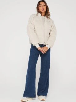 Columbia Women's Puffect Novelty Sherpa Bomber Jacket - Brown -Sport Sphere VKH3B SQ3 0000000143 BROWN MDo