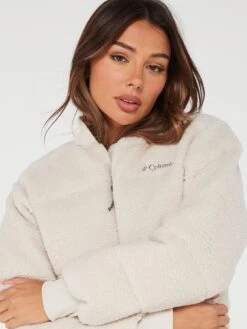 Columbia Women's Puffect Novelty Sherpa Bomber Jacket - Brown -Sport Sphere VKH3B SQ4 0000000143 BROWN MDd