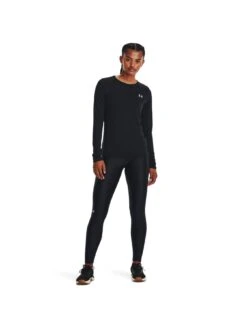 UNDER ARMOUR Women's Training HeatGear® Armour Leggings - Black/White -Sport Sphere VKIKS SQ3 0000000019 BLACK WHITE MDo