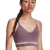 UNDER ARMOUR Low Support Training Seamless Longline Bra - Purple