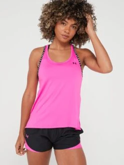 UNDER ARMOUR Training Knockout Tank Top - Pink