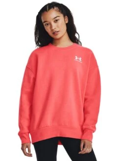 UNDER ARMOUR Training Essentials Fleece Crew - Red