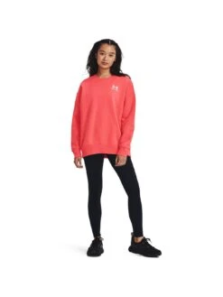 UNDER ARMOUR Training Essentials Fleece Crew - Red -Sport Sphere VKIMY SQ3 0000000017 RED MDo