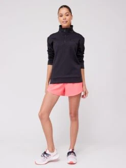 UNDER ARMOUR Womens Training Fleece 1/2 Zip - Black -Sport Sphere VKIN7 SQ3 0000000004 BLACK MDo