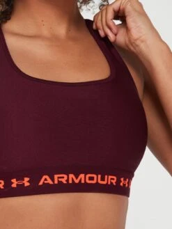 UNDER ARMOUR Training HeatGear® Armour Medium Support Crossback Sports Bra - Dark Red -Sport Sphere VKING SQ4 0000000315 DARK RED MDd
