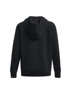 UNDER ARMOUR Womens Training Rival Fleece Full Zip Hoodie - Black/White -Sport Sphere VKIO3 SQ6 0000000019 BLACK WHITE MDd2