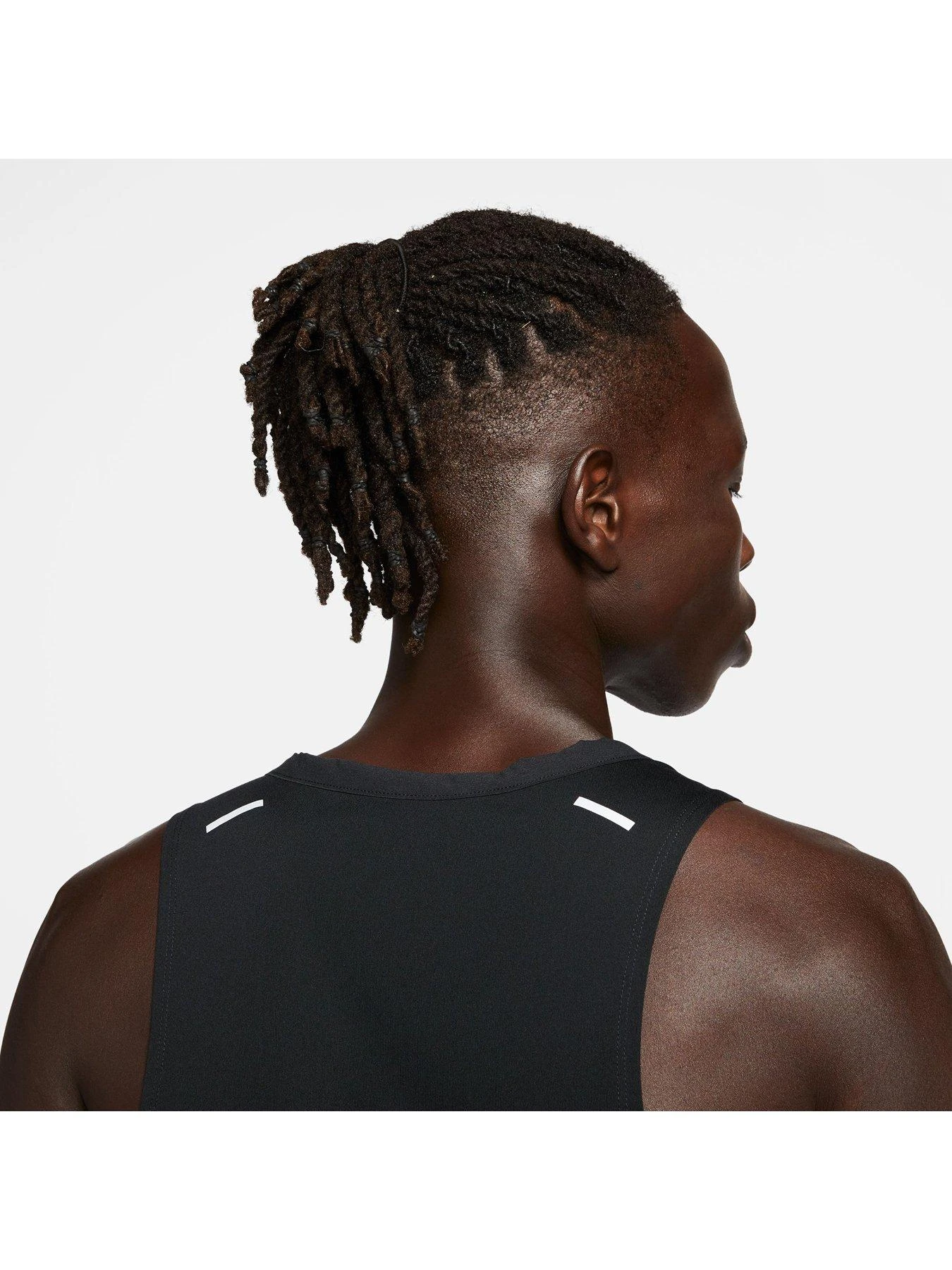Nike Men's Dri Fit Rise 365 Running Tank - Black 5 Nike Men's Dri Fit Rise 365 Running Tank - Black - Image 5