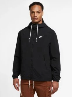 Nike Club Woven Zip Jacket - Black