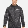 Nike Men's Trail Aireez Print Running Jacket - Grey