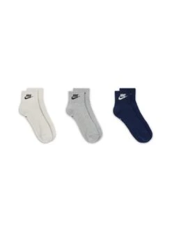 Nike 3 Pack Of NSW Everyday Essential Futura Crew Mid Socks - Multi -Sport Sphere VKLP1 SQ3 0000000029 MULTI SLd