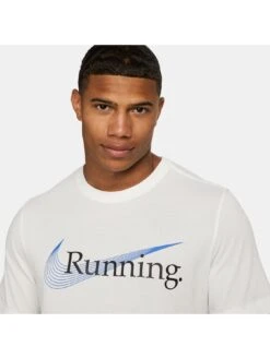 Nike Dri-Fit Heritage Running T-Shirt - White -Sport Sphere VKLPE SQ4 0000000013 WHITE MDd