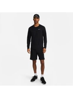 Nike Dri-Fit Miler Long Sleeve Running Top - Black -Sport Sphere VKLPI SQ3 0000000004 BLACK MDo