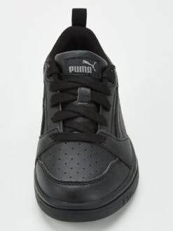 Puma Childrens Rebound V6 Low -Sport Sphere VKPO2 SQ4 0000000226 BLACK BLACK SLt
