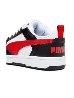 Puma Junior Rebound V6 Low Trainers - White/Red -Sport Sphere VKPOS SQ3 0000000304 WHITE RED SLb