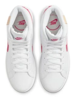 Nike Court Royale 2 Mid Trainers - White/Pink -Sport Sphere VKPT9 SQ4 0000000524 WHITE PINK SLt