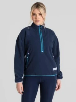Craghoppers Co2 Renu Half Zip Fleece Top - Navy