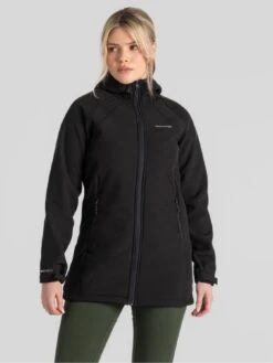 Craghoppers Gwen Hooded Soft Shell Jacket - Black