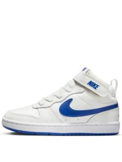 Nike Younger Kids Court Borough Mid 2 Hi Top Trainers