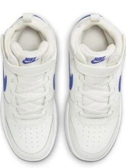 Nike Younger Kids Court Borough Mid 2 Hi Top Trainers -Sport Sphere VKVCR SQ4 0000000155 WHITE BLUE SLt