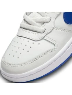 Nike Younger Kids Court Borough Mid 2 Hi Top Trainers -Sport Sphere VKVCR SQ6 0000000155 WHITE BLUE SLd