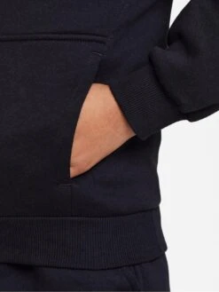 Nike Older Unisex Club Fleece Big Logo Hoodie - Black/White -Sport Sphere VKYOR SQ5 0000000019 BLACK WHITE SLd1