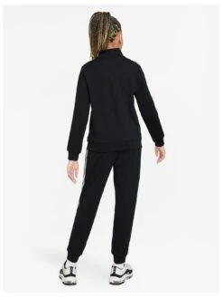 Nike Older Unisex Poly Taped Full Zip Tracksuit - Black/White -Sport Sphere VKYQJ SQ3 0000000019 BLACK WHITE SLb